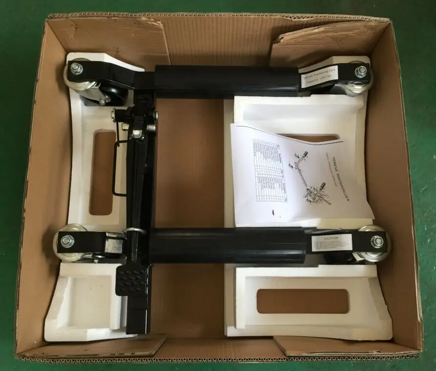 1250 LBS Mover Dolly Hydraulic  Wheel Dolly Hydraulic PositionJack Car Dolly