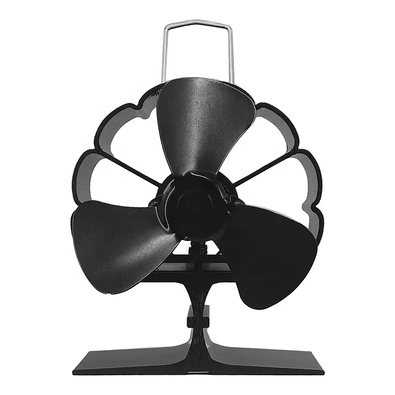 Mini Heat powered Stove Fan 3-Blade Fireplace Eco-friendly fan