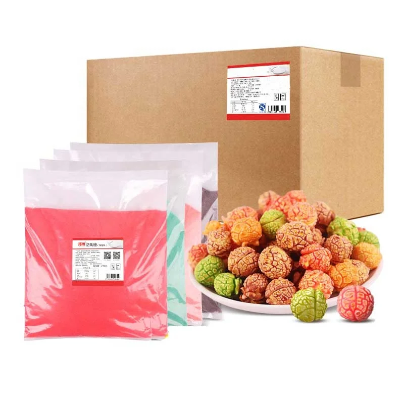 
Strawberry Sugar for Popcorn Gold Medal Popcorn Fruit Flavors Powder Popcorn Coating Ingredients 