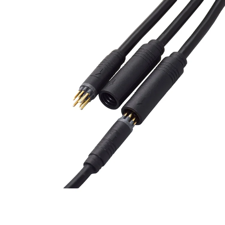  Ip65 круглый 9 pin фара для электровелосипеда в разъем мужской и женский круговой электрический соединитель