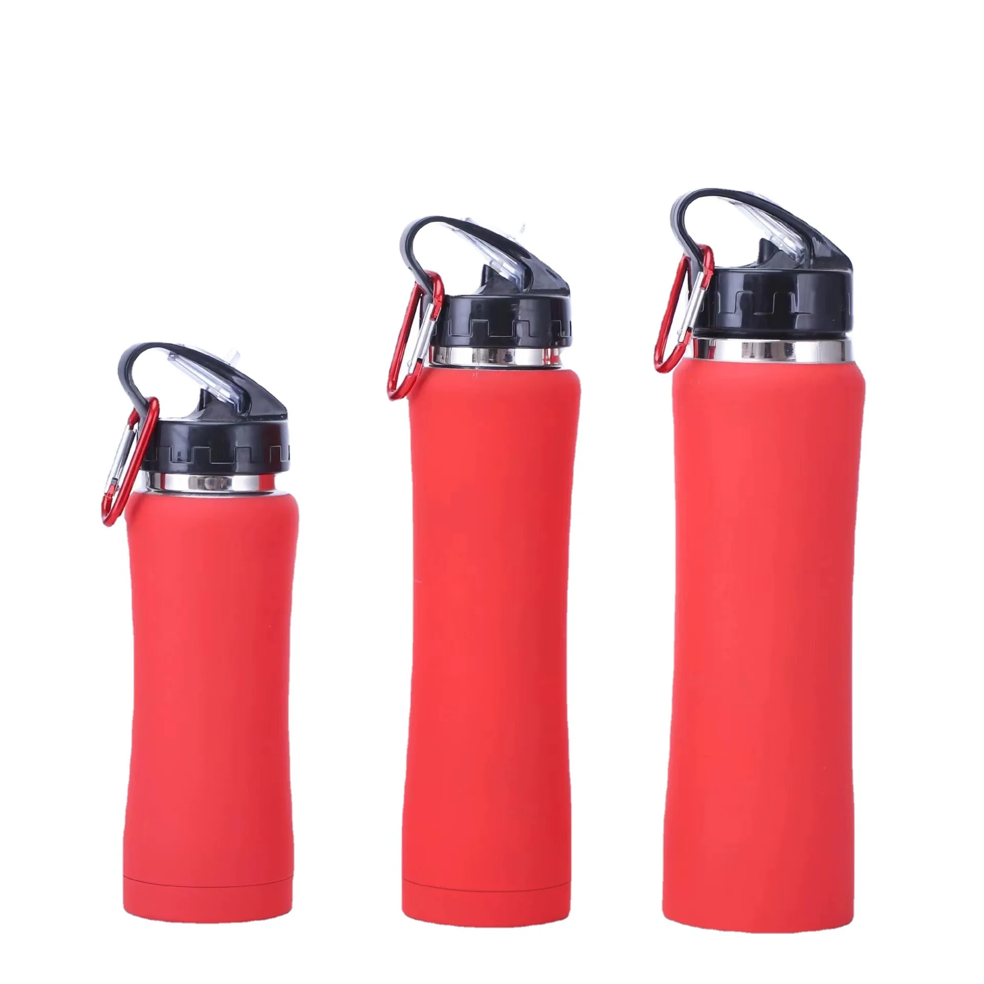 Ailingalaxy new rubber paint 350ml 500ml 750ml custom logo water bottles for sports outdoor gym vacuum insulation bottle