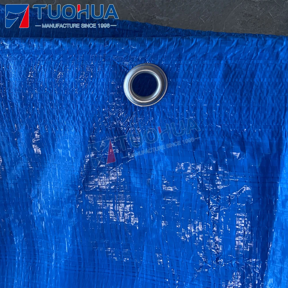 Blue color PE tarpaulin waterproof awning cloth Made in CHINA hot sale long life tarpulins 1500D car cover