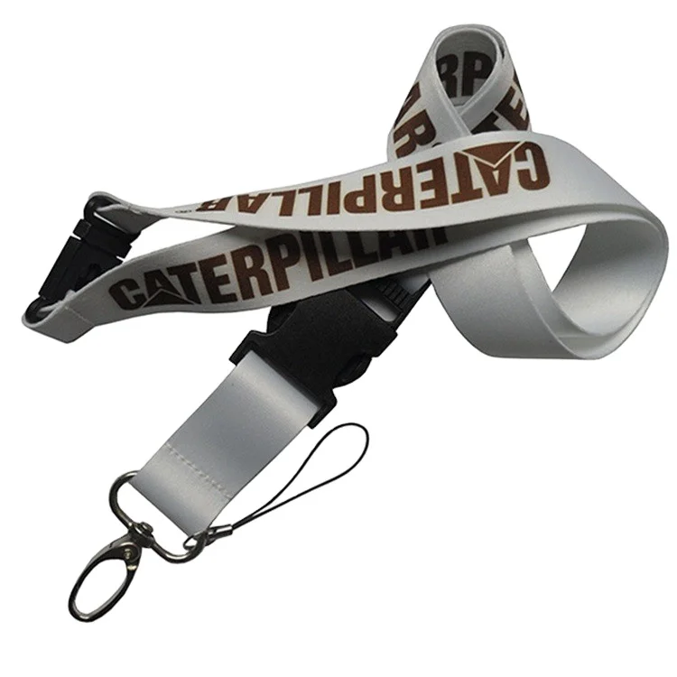 Heat Transfer Printed Plastic Id Holder Lanyard Id Card Holder Neck Rope