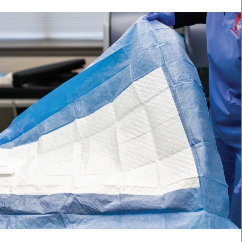 Hospital Medical Absorbent Non-Woven Sheet Disposable Bed Sheet Operating Room Use