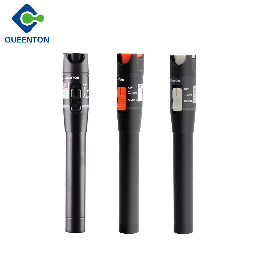 FTTH SC/FC/ST Adaptor Fiber Optic Cable Tester Red Laser Light 10mw Pen Type VFL Fiber Visual Fault Locator Installing Testing