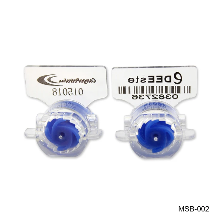 Factory quality wholesale free sample lock colorful plastic electric meter seal twist tite water container seal security seal