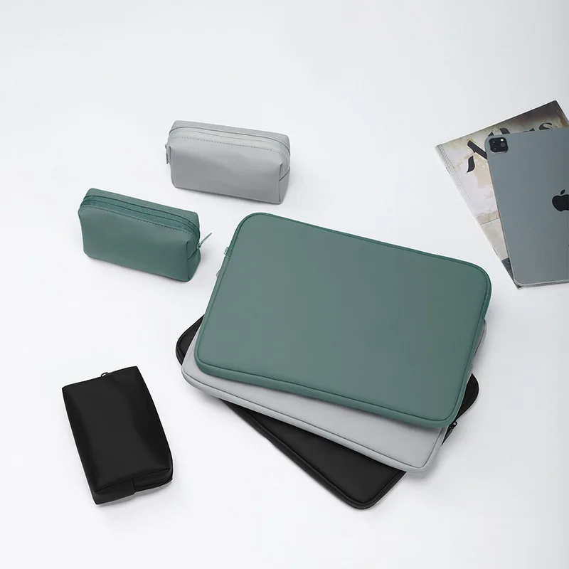 Hot Selling Zipper Neoprene Laptop Sleeve Case Notebook Liner Bag 11 13 15 Inches Computer Protective Cover