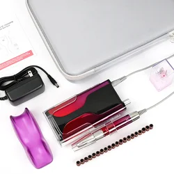 2020 New Design Rechargeable Nail Drill 35000 rpm Professional Electric Nail Art Machine