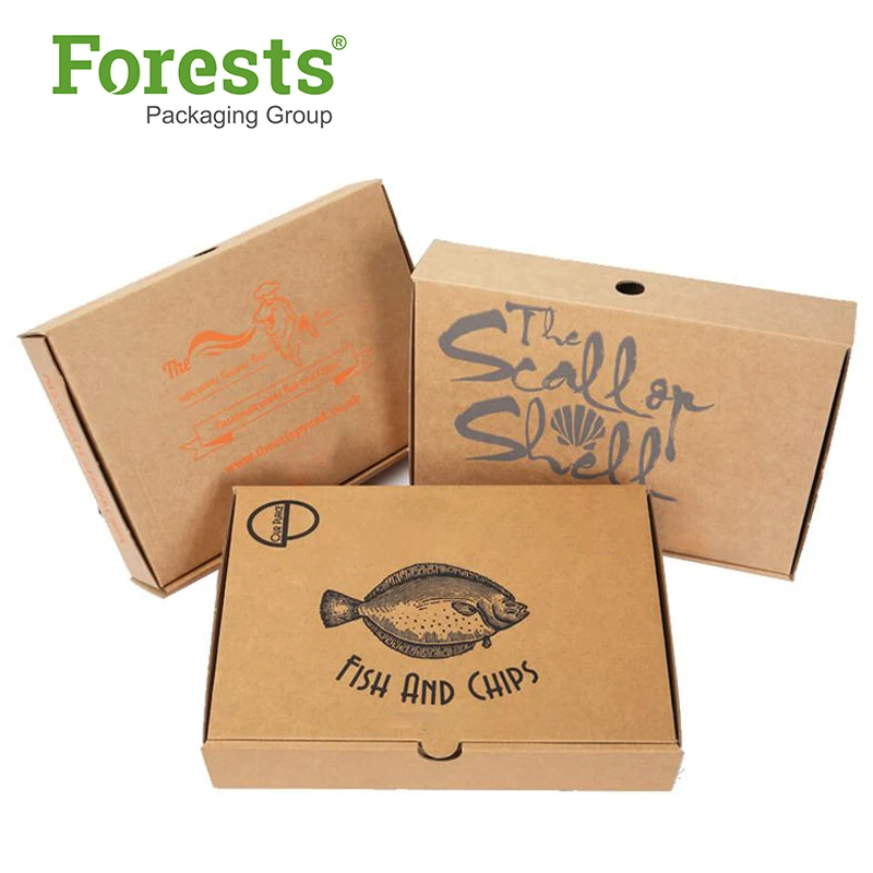 Factory Price Hollow Sheet Frozen Fish Packing Boxes Wholesale Wax Box for Seafood