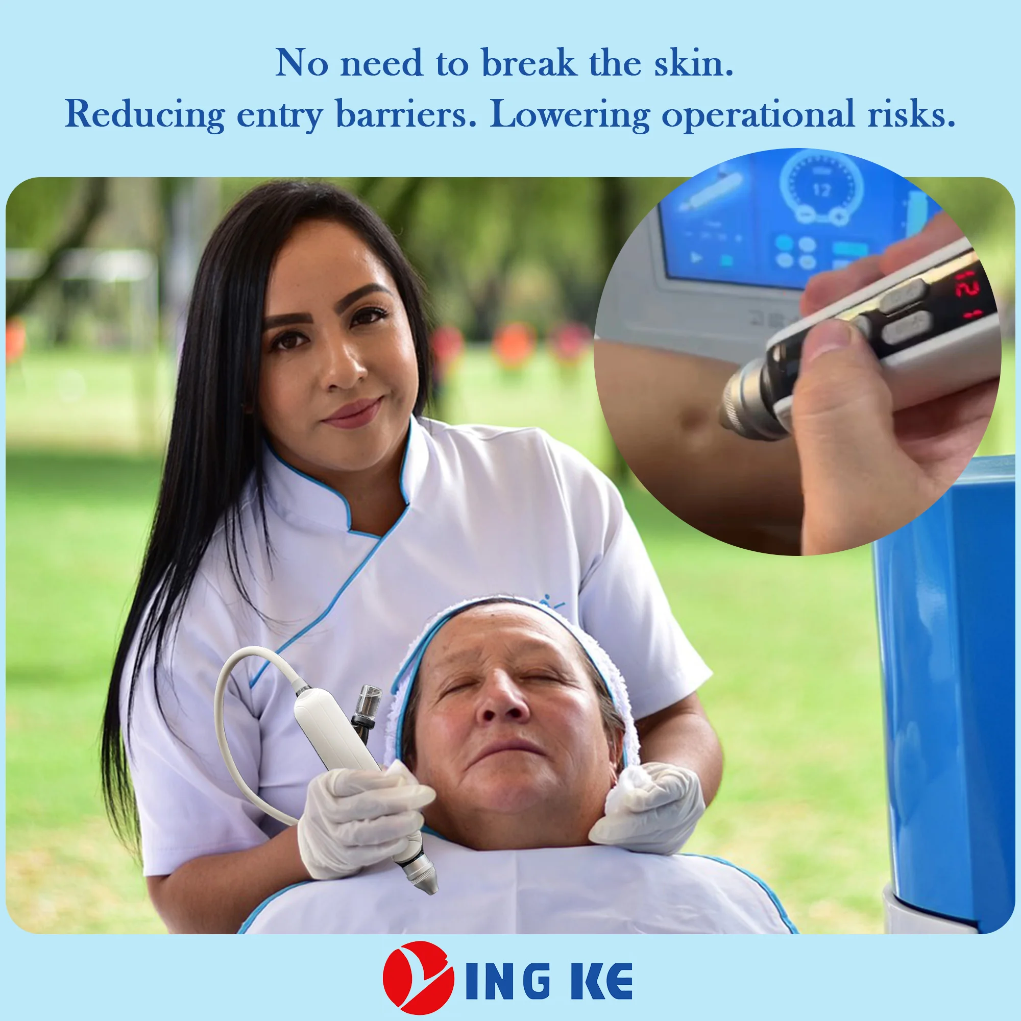 Mesotherapy Pistole 330kpa Strong Pump OEM Mesotherapy Injection Jet Peel Machine