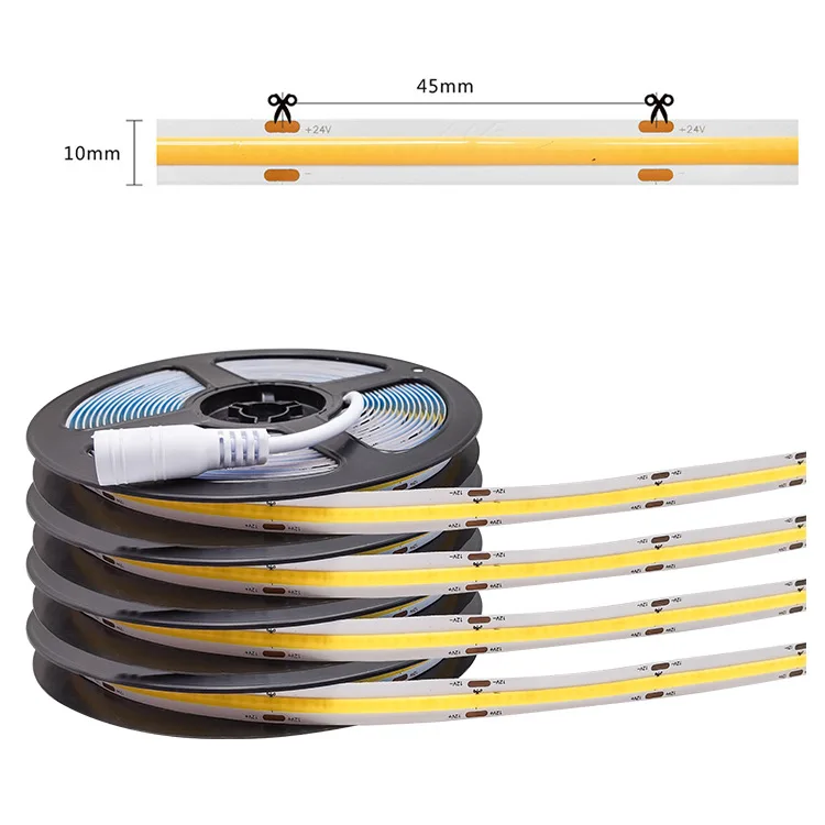 COB strip light DC12V&360LEDs 24V&280LEDs SMD2835 Flex Led Strip High-brightness Festival Indoor Lighting