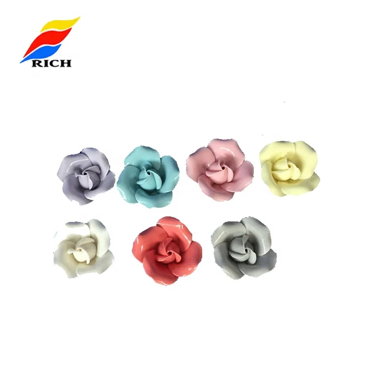 Cheap Personalised Ceramic Flower Refrigerator Magnet