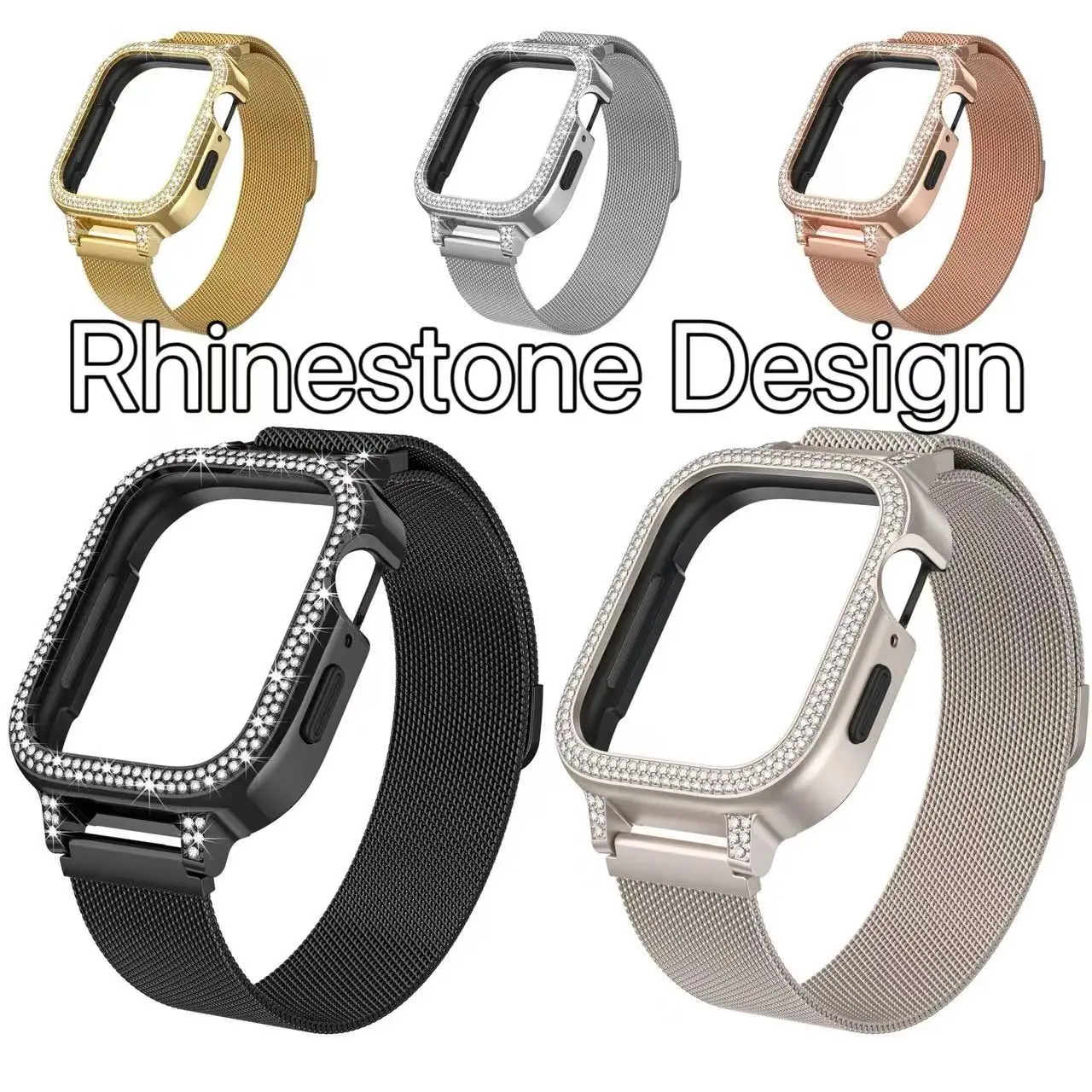 PDANY Hot Sale Excellent Metal Watch Band Strap Fashion Vintage Durable Multiple Options Customizable Mental Watch Band Strap