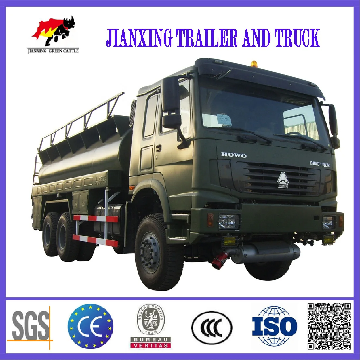 Sino Mobile Dispenser 5000 Gallon Petrol New Refuel Diesel Oil Bowser 6*4 Oil Tanker Vessel for Sale in China You Small 10 HOWO