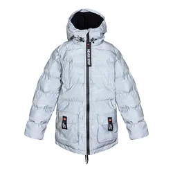 Stilnyashka Fashion Brand Children Wear Designer Silver Winter Jackets Kids Boys Coat