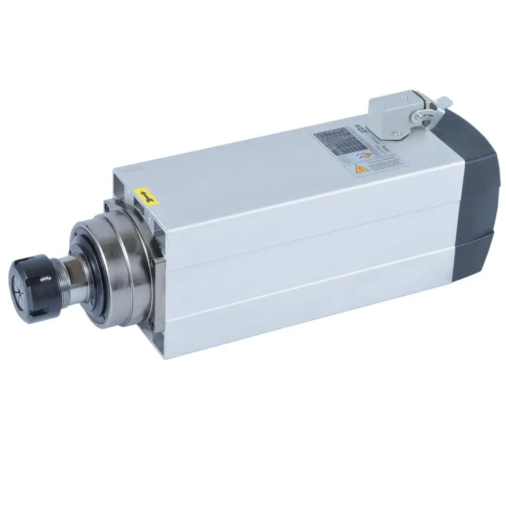 
HQD 7.5kw Square Air-Cooling High Speed Spindle Motor Model_GDF60-18Z/7.5 