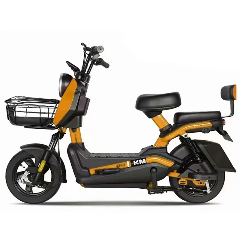 2024 Hot Sale 350W 14 Inch China Electric City Bicycle 48V 3 Speed Lead Acid Battery Rear Hub Motor Smart Sensor Sensor Type