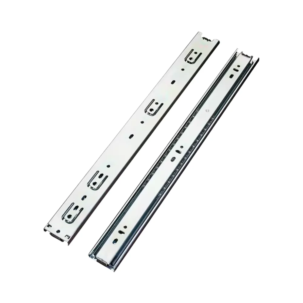 Foshan Fusaier Full Extension Telescopic Slide Rails Ball Bearing Drawer Sliders Kitchen Cabinet Hardware Sliding Guide Runners