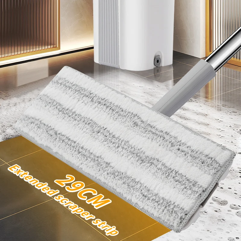 China Professional Manufacturer Flat Squeeze Mop Supplier Folding Squeeze Flat Mop Microfiber Floor Cleaning Mop