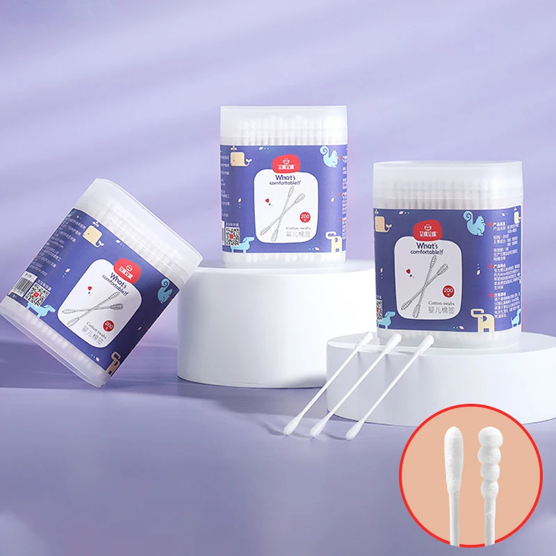 Double-headed Cotton Buds Make up Cotton Swabs Baby Swab Reusable