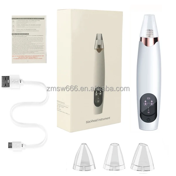 2022 Hot selling home use electronic blackhead remover vacuum pore cleaner facial deep cleansing machine