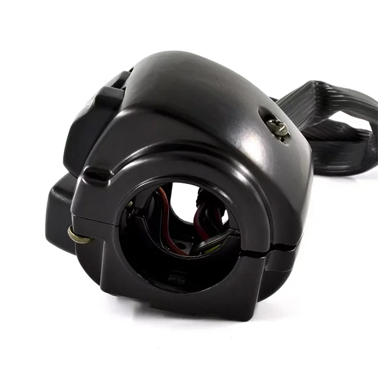 Motorcycle handlebar Aluminum switch start button turn signal headlight light push button switch for Harley