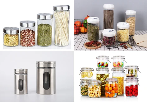 
9oz amber white round honey glass wide mouth food storage jar with plastic lid 