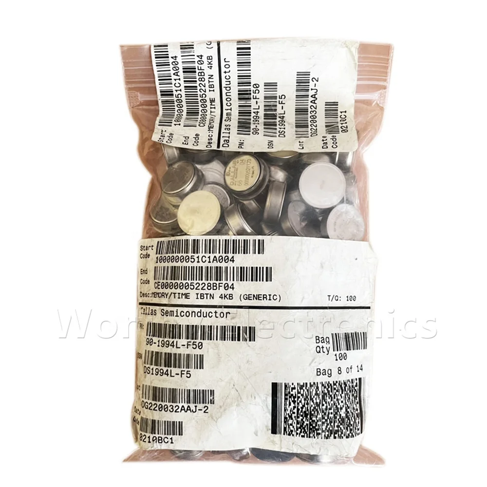 Электронные компоненты security verification (глобальная программа проверки безопасности IC аккумулятор кнопочного типа хранения DS1994L-F5 Память данных ibutton батарея