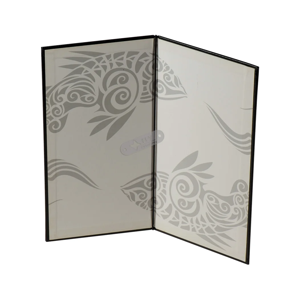Menu Restaurant  Customized Food Pizza Paper Menu Custom Wire Menu Holder