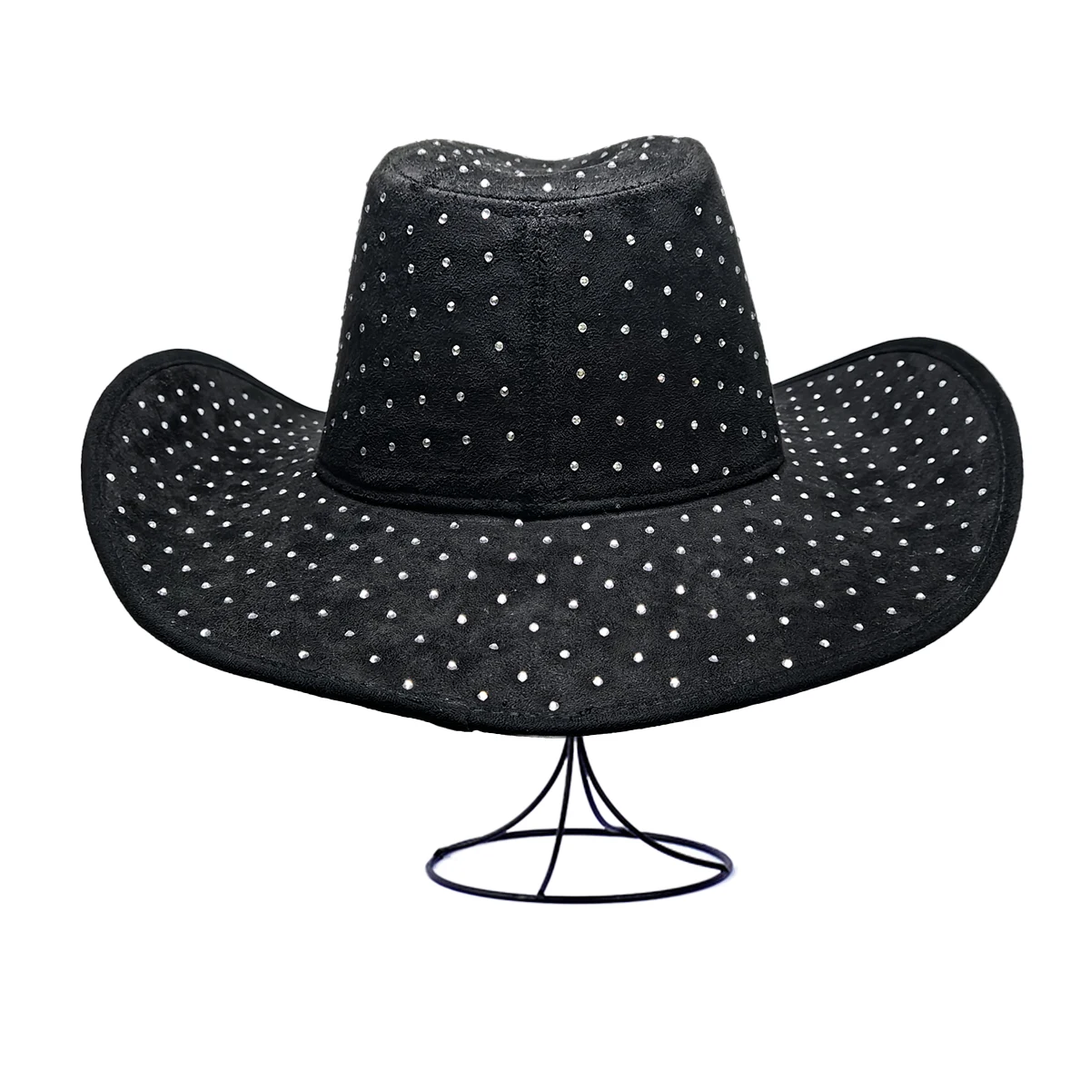 Raw Brim Pink Cowboy Hat Western Cowboy Felt Shaped Hat Cowgirl Hat for Halloween Christmas Party Cosplay Costume
