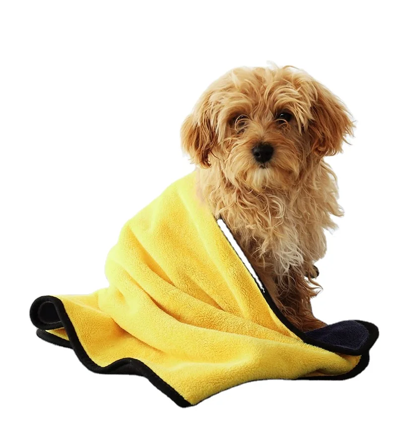 Super Absorbent Microfiber Dog Towel for Dogs and Cats Dog Bath Towel