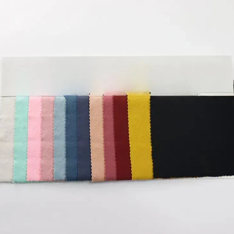 Wholesale 3D jacquard pattern textured fabric yoga sportswear custom clothing jacquard elastic fabric