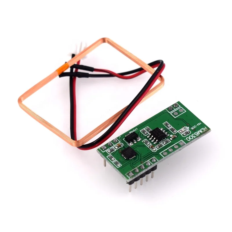 #205 125KHz ID card reader module rdm630 pcba RF rfid reader uart serial output module SCM RDM6300 rfid reader
