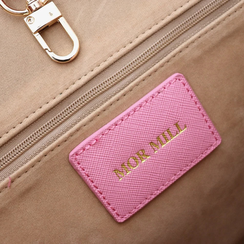 Wholesale Ladies Luxury Designer Handbag Famous Large Embroidery Logo Custom Tote Bag