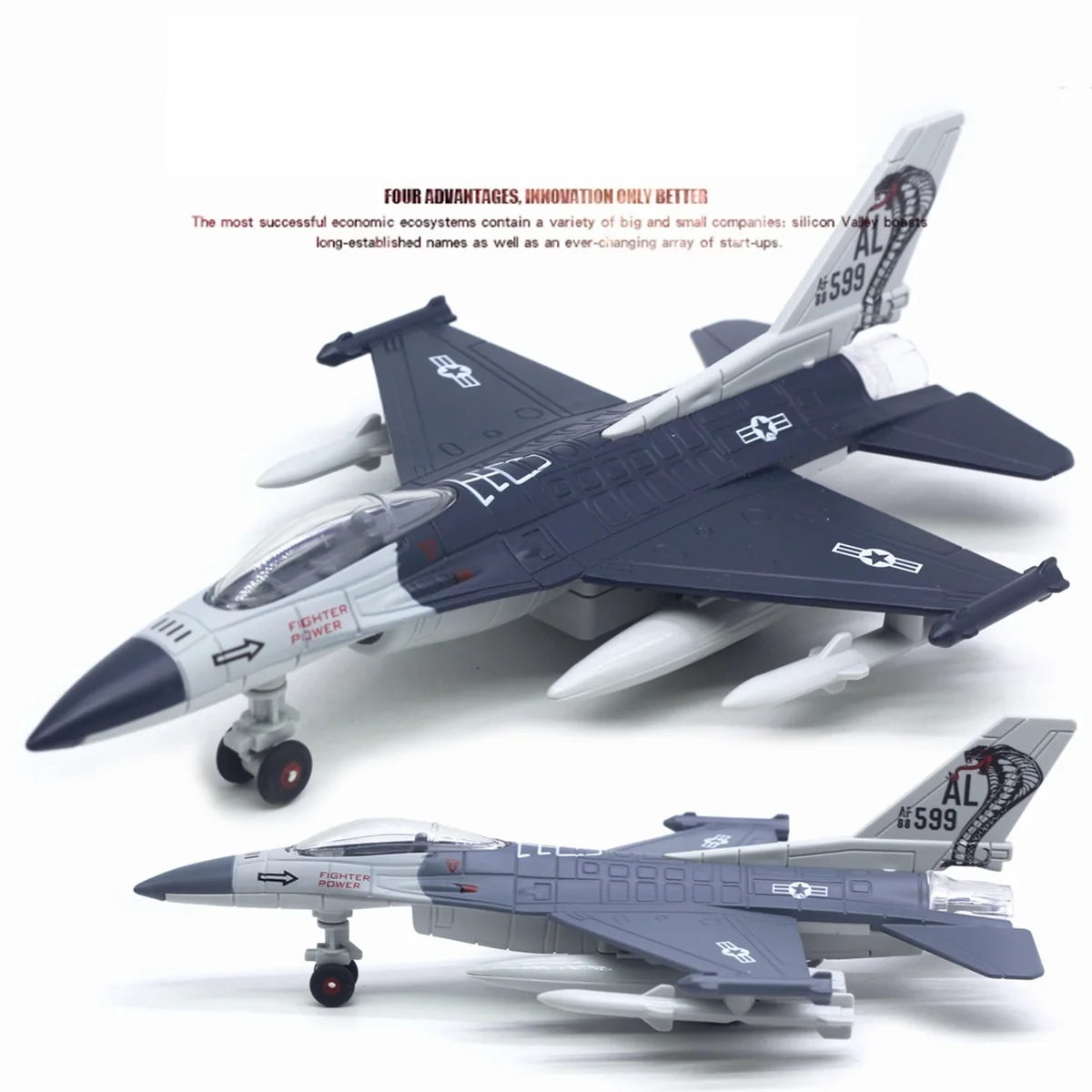 22cm American F-16 New Alloy Fighter Simulation Aircraft Model Diecast Airplanes