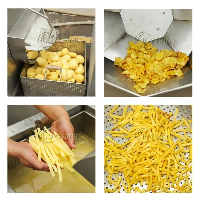 Joyshine Food Industry Small Scale Lays Potato Banana Chips French Fries Making Machine Production Line