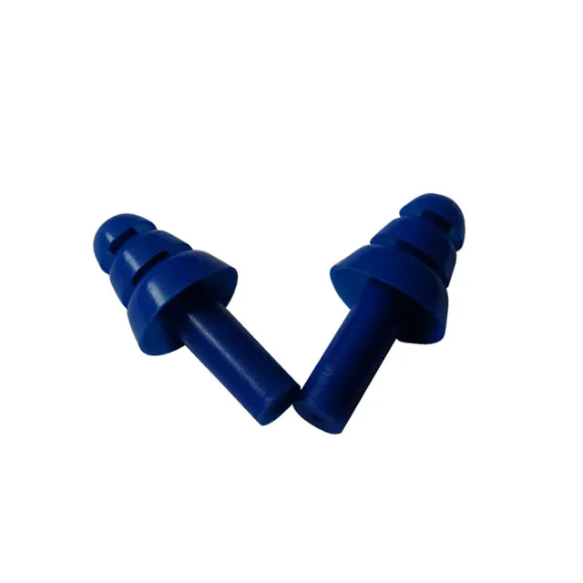 Wholesale soundproof noise reduction washable silicone earplugs China Anti Noise Safety Silicone Earplugs silicone swimming earp