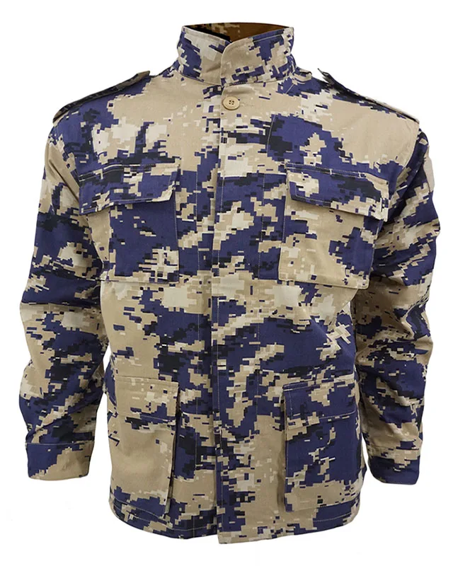 Royal Guard Blue Digital Camouflage BDU Combat Suit