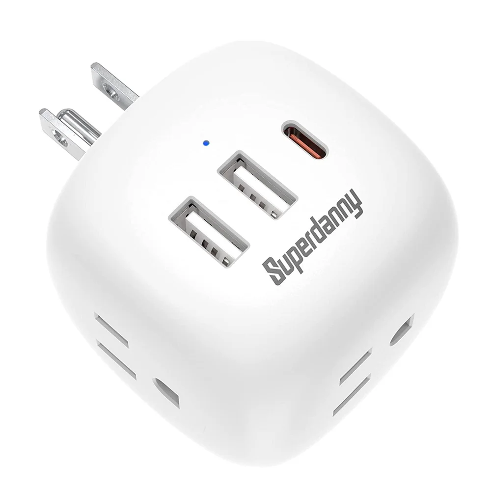 Wholesale Electric Charger Wall Outlet Expander With USB C Port Wall Socket Plug Extender