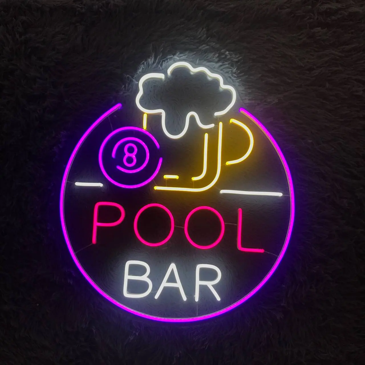 Pool Bar Billiards  LED Neon Sign bar Shop Home Pool Pub Beer Decor sign Best Gift Personalized Neon Bar Sign