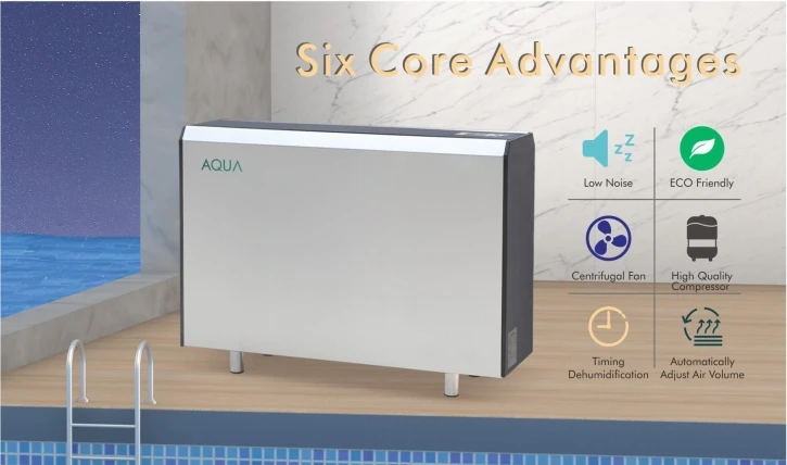 Factory Made Dehumidifier for Indoor Pool, Baseroom, Offices Etc.