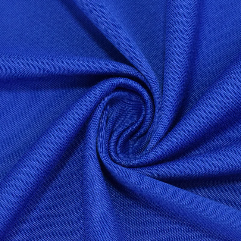 210g plain healthy cloth silk cover cotton knitted fabric T-shirt hoodie sports school uniform fabric manufacturers spot