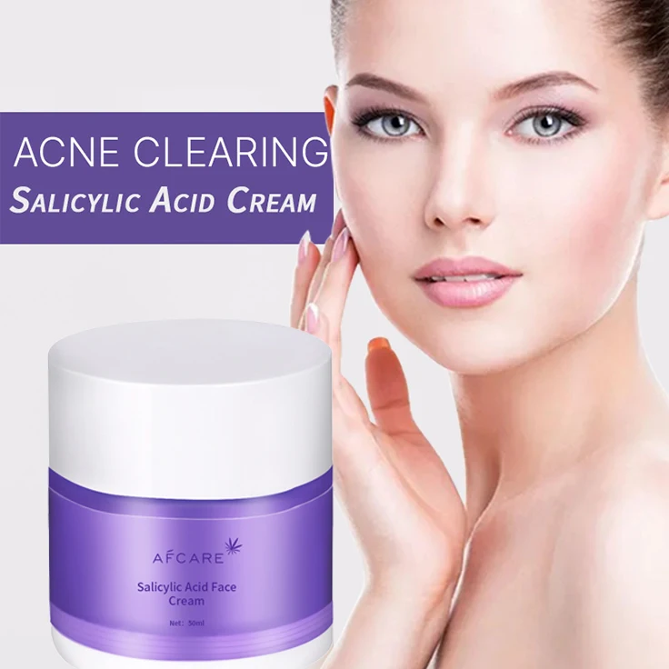 Private Label Face Cream Revitalizing Collagen Salicylic Acid Cream For Face Natural Whitening Facial Cream