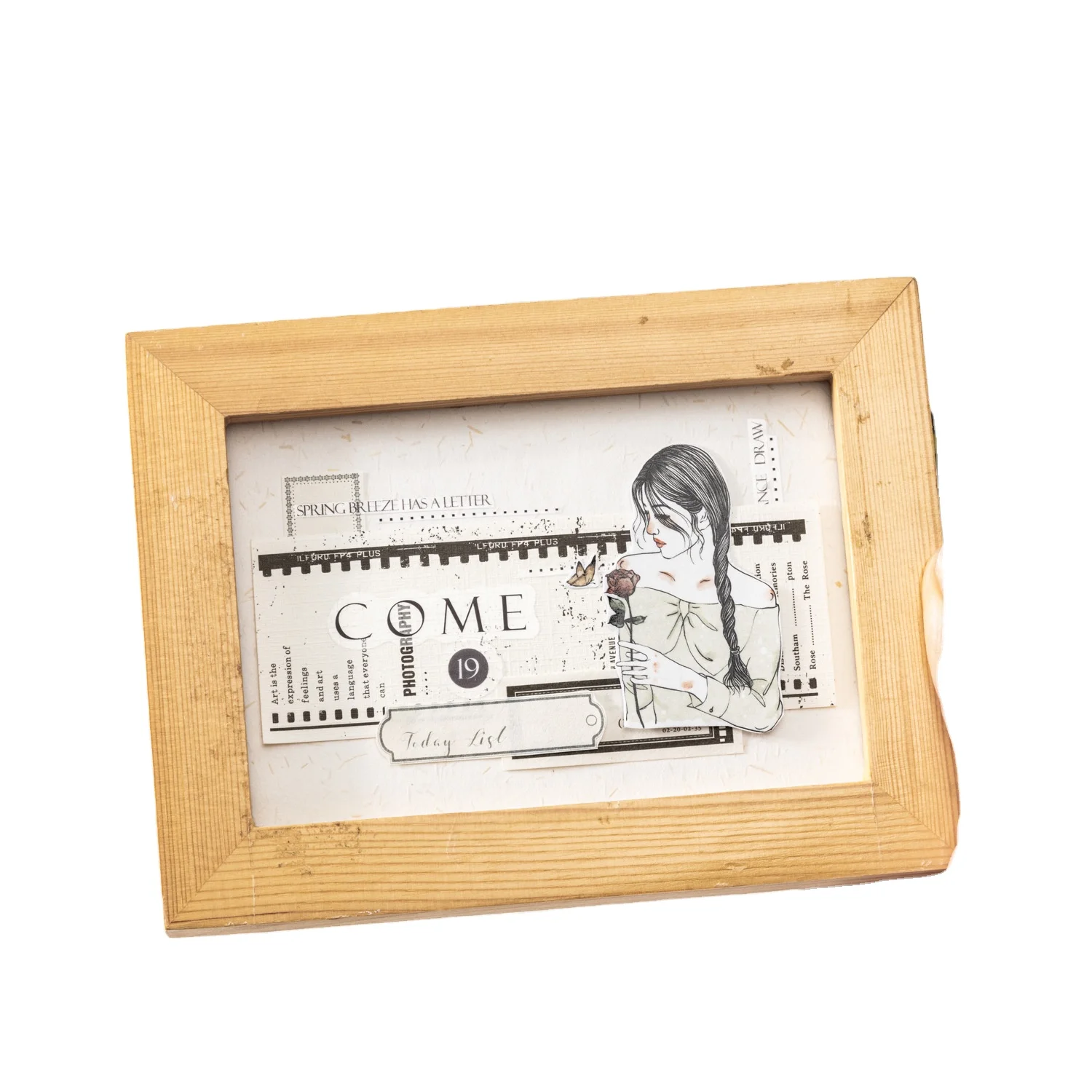 30 sheets/pack note book Check out my handbook collection Textured handbook collage material