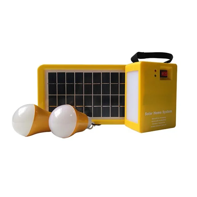 ESG Outdoor Lighting System Mini Solar Generator With DC Led Bulbs 3W 7w 10w portable Solar System