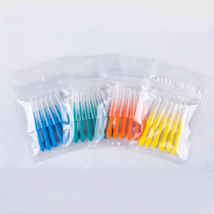 Oral care superior quality interdental brush soft tooth brush tooth clean orthodontic interdental brush.