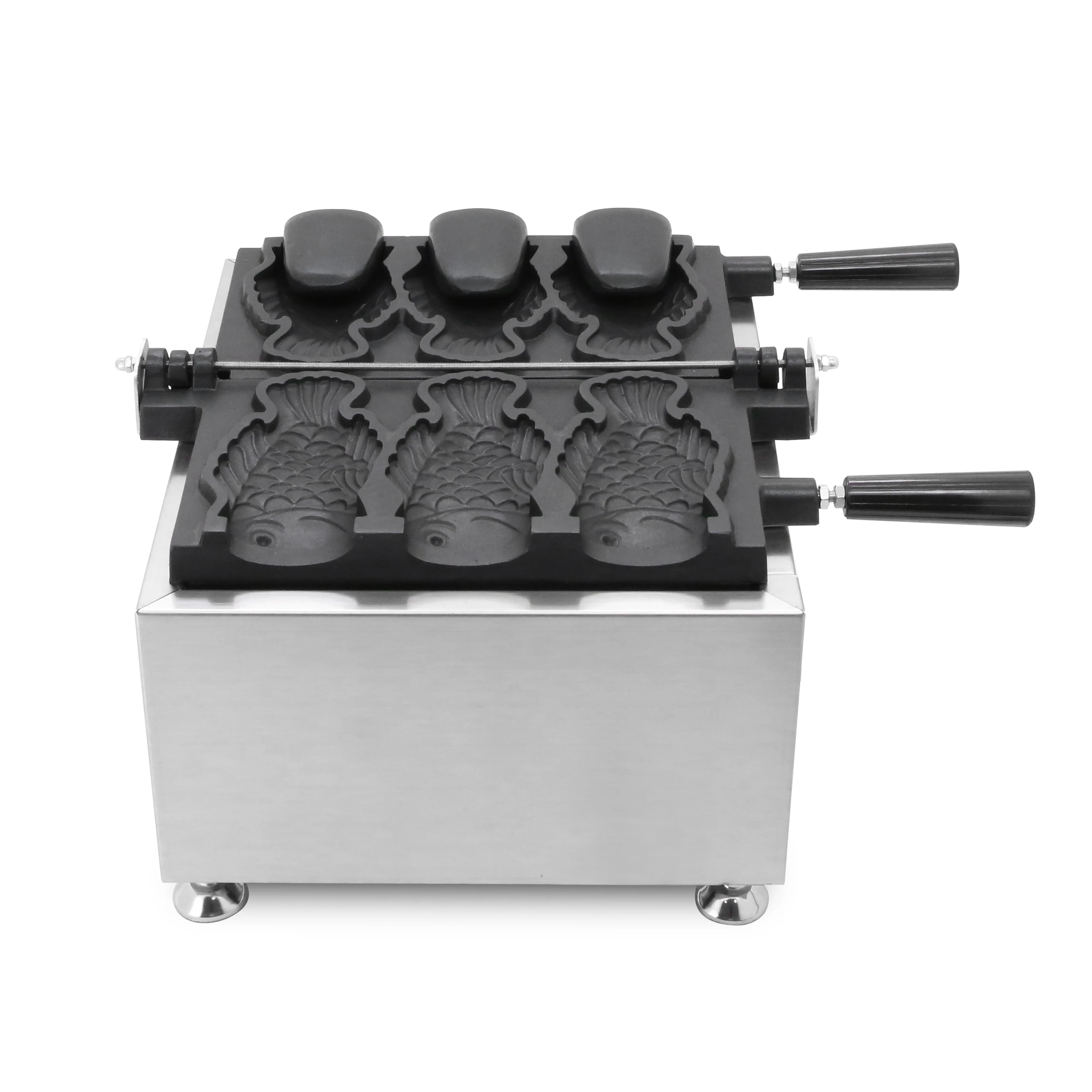 Taiyaki machine other snack machines 3 fish shaped waffle maker