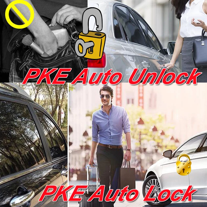 Dropshipping Anti-Hijacking Remote Engine Start Stop Key Lock Car Antenna Car Alarm System