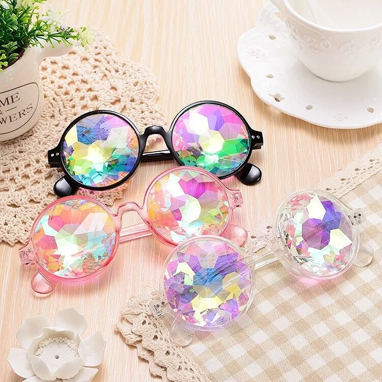 Disco Mosaic Ball Sunglasses Kaleidoscope Glasses Party Eyeglasses lentes de sol