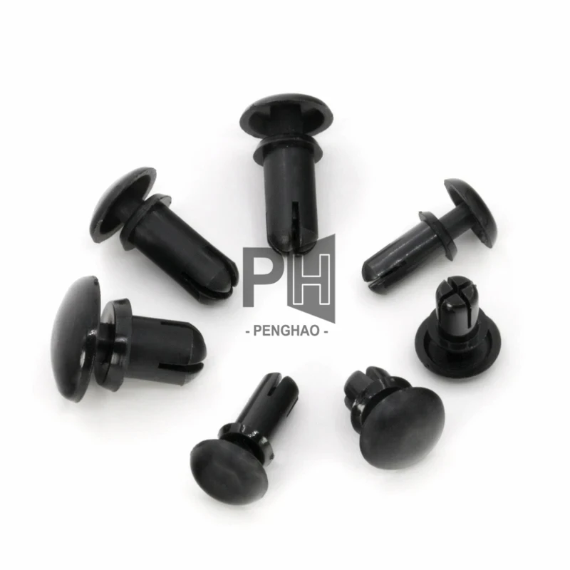 Nylon Press Rivet Nut R Type Expansion Nail Plastic Spacer Standoff Buckle Clip Computer PCB PC Board Motherboard Fixing